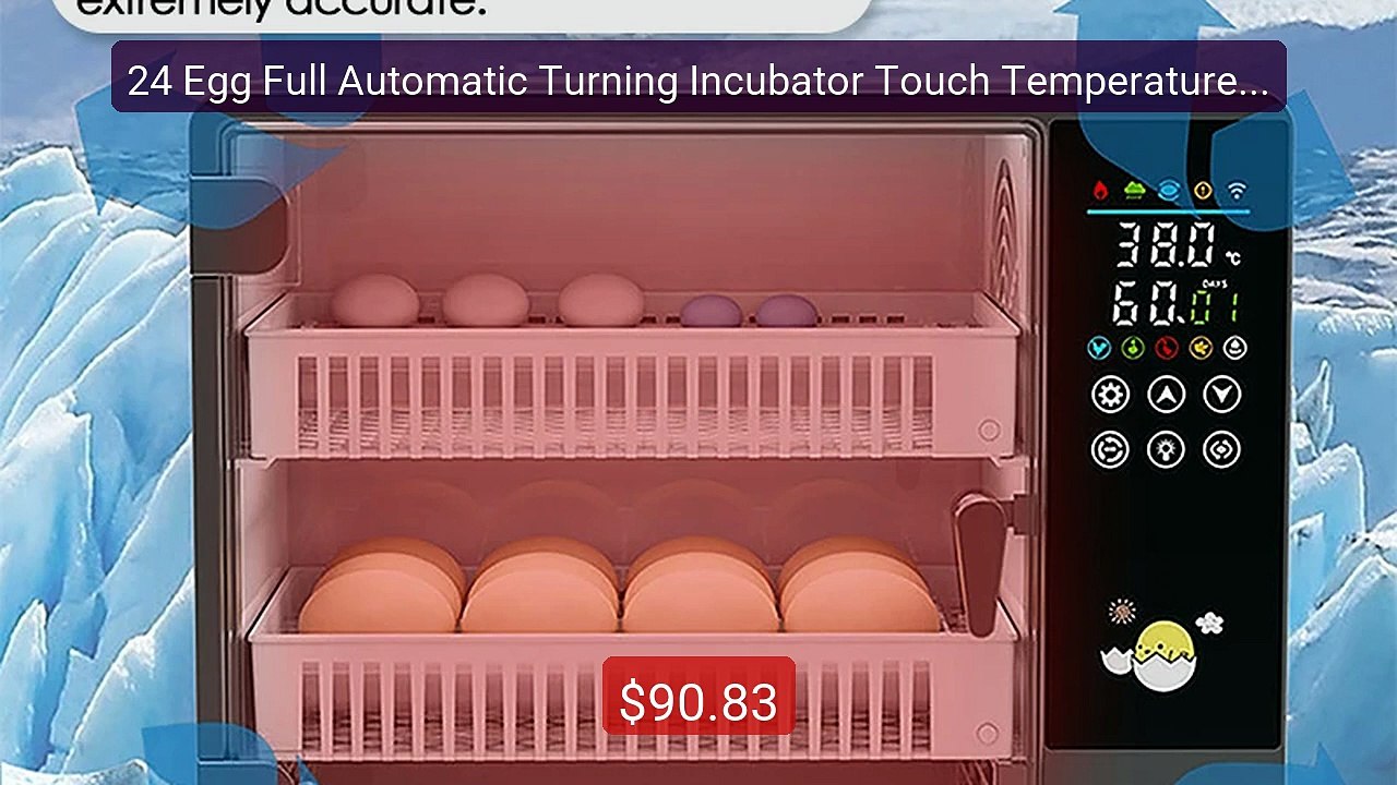24 Egg Full Automatic Turning Incubator Touch Temperature Control H... -- Top Rated 2026 | Buy Now!