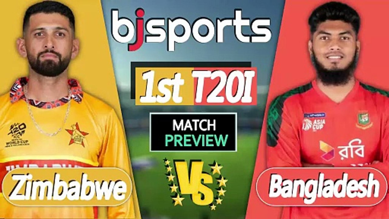 Bangladesh vs Zimbabwe 2026 | BAN vs ZIM 1st T20I Match Preview |