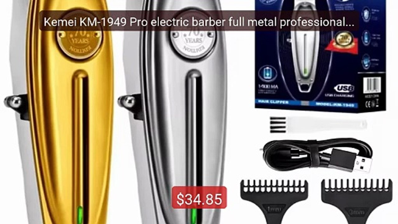 Kemei KM-1949 Pro electric barber full metal professional hair trim... -- Top Rated 2026 | Buy Now!