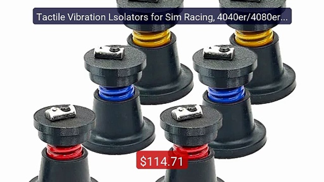 Tactile Vibration Lsolators for Sim Racing, 4040er/4080er Seri... -- Best Buy 2026 | Great Quality!