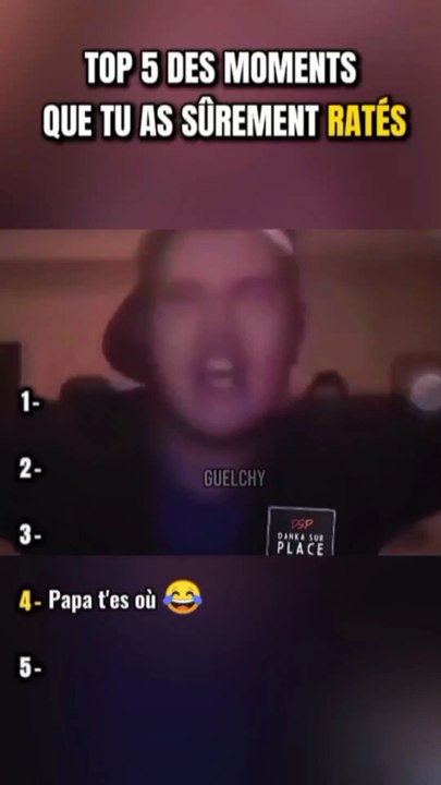 TOP 5 DES MOMENTS QUE TU AS SÛREMENT RATÉS | PARTIE 54