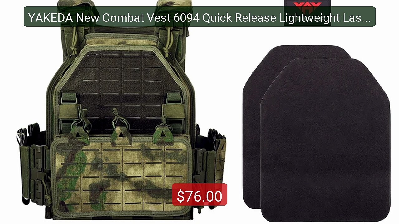 YAKEDA New Combat Vest 6094 Quick Release Lightweight Laser Cu... -- Hot Deal 2026 | Limited Offer!