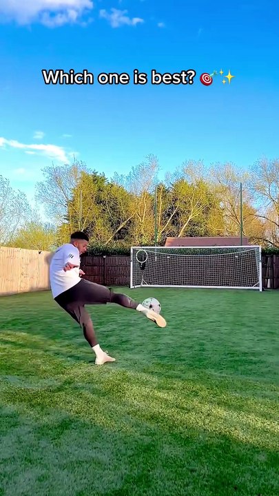 Can you? Have you ever tried to score a goal like me? try now