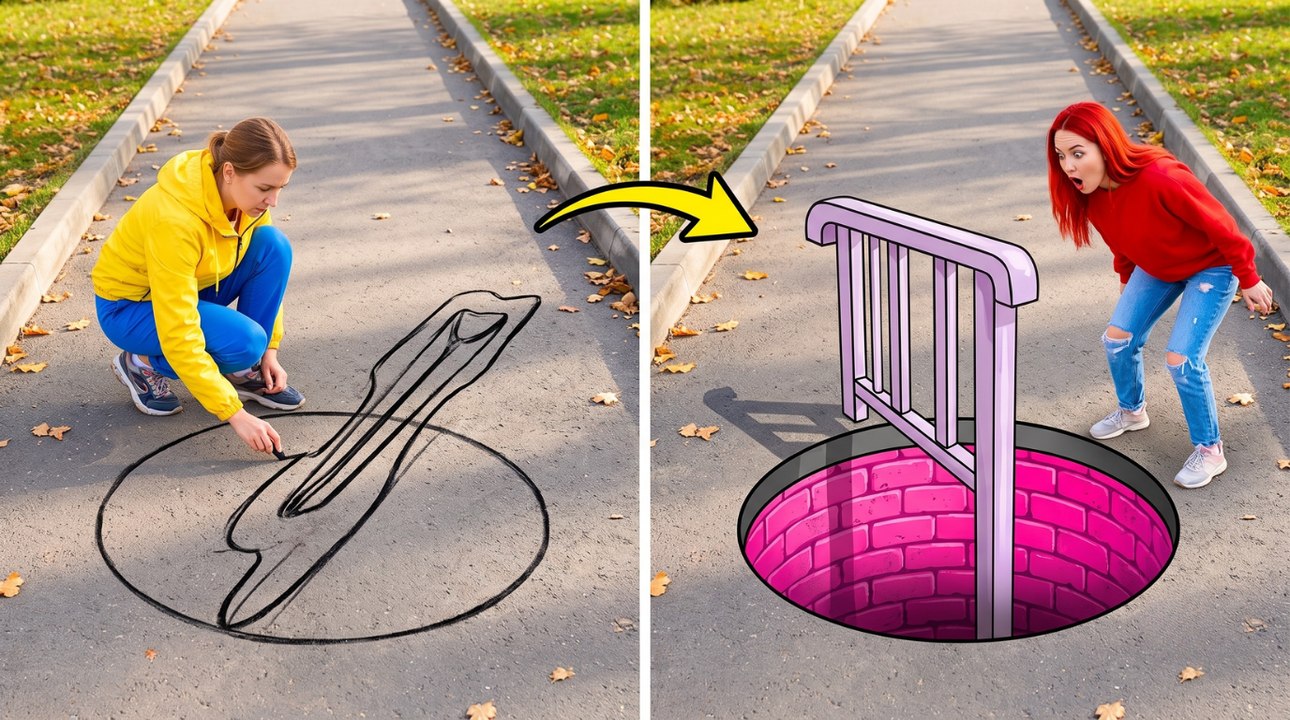 Mesmerizing 3D Street Art That Blends Into Reality