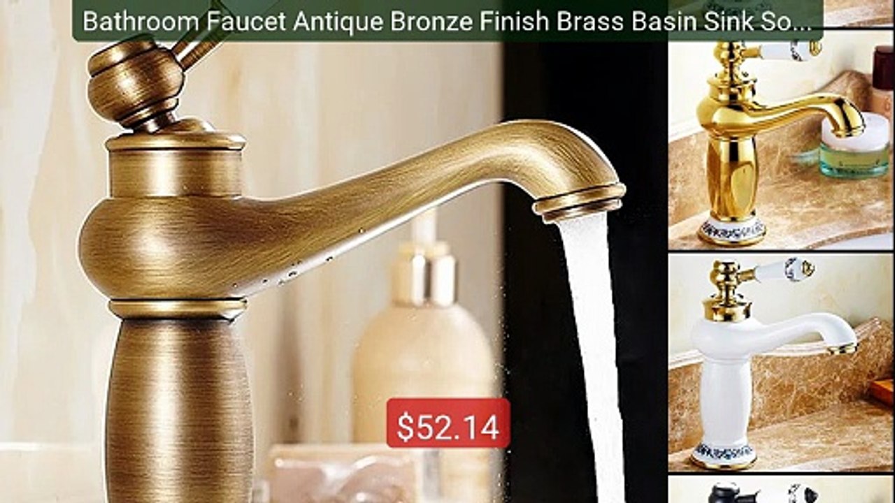 Bathroom Faucet Antique Bronze Finish Brass Basin Sink Solid Brass... -- Best Deal 2026 | Shop Now!