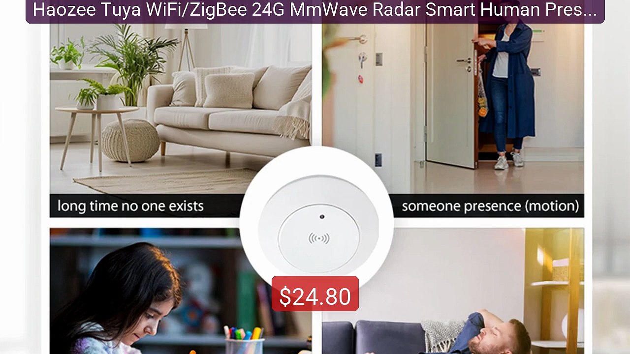 Haozee Tuya WiFi/ZigBee 24G MmWave Radar Smart Human Presen... -- Top Pick 2026 | Unbeatable Price!