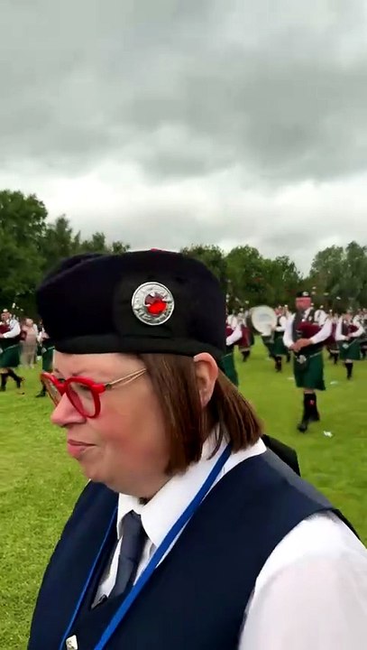 Field Marshal Montgomery Pioe Band March Off as European Champions 2026 🤍🏴🤍