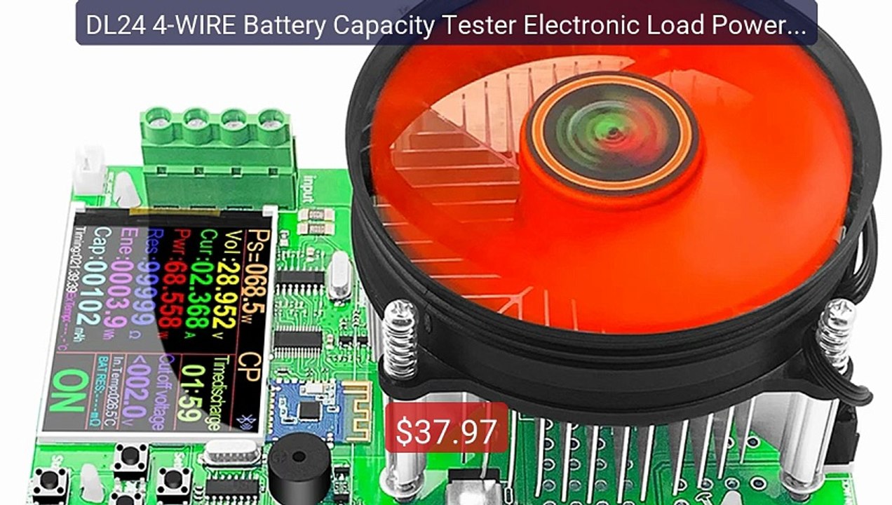 DL24 4-WIRE Battery Capacity Tester Electronic Load Power Tes... -- Amazing Value 2026 | Must Have!