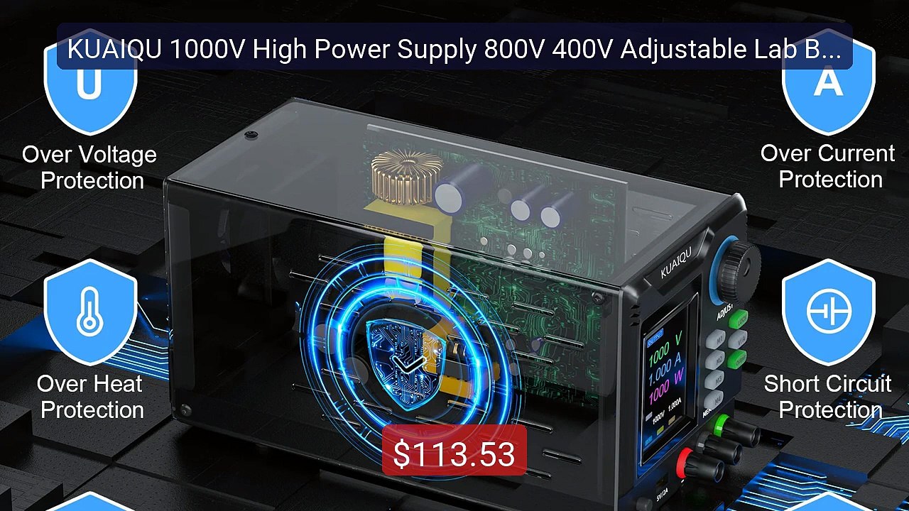 KUAIQU 1000V High Power Supply 800V 400V Adjustable Lab Bench ... -- Best Buy 2026 | Great Quality!