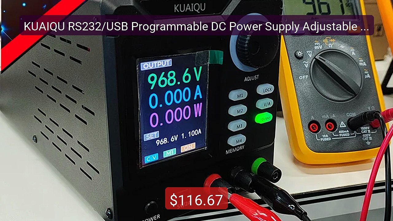 KUAIQU RS232/USB Programmable DC Power Supply Adjustable 1000V 400... -- Best Deal 2026 | Shop Now!