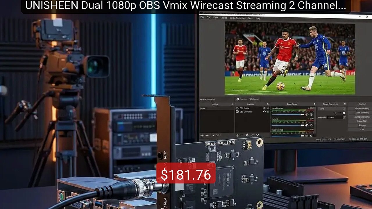 UNISHEEN Dual 1080p OBS Vmix Wirecast Streaming 2 Channel 60fps SDI... -- Top Rated 2026 | Buy Now!