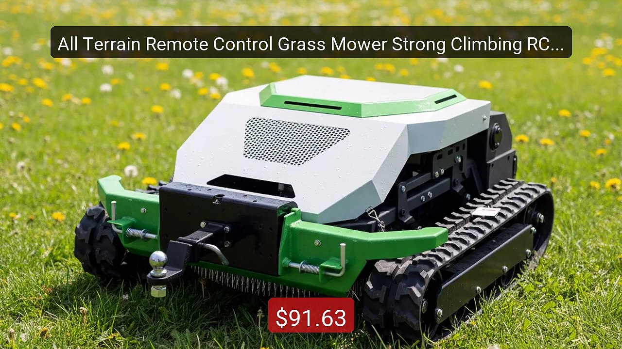 All Terrain Remote Control Grass Mower Strong Climbing RC Mow... -- Amazing Value 2026 | Must Have!