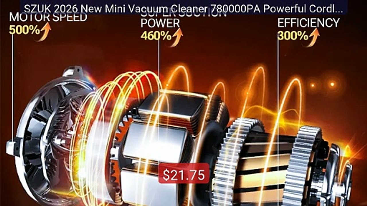 SZUK 2026 New Mini Vacuum Cleaner 780000PA Powerful Cordless Vacuu... -- Best Deal 2026 | Shop Now!