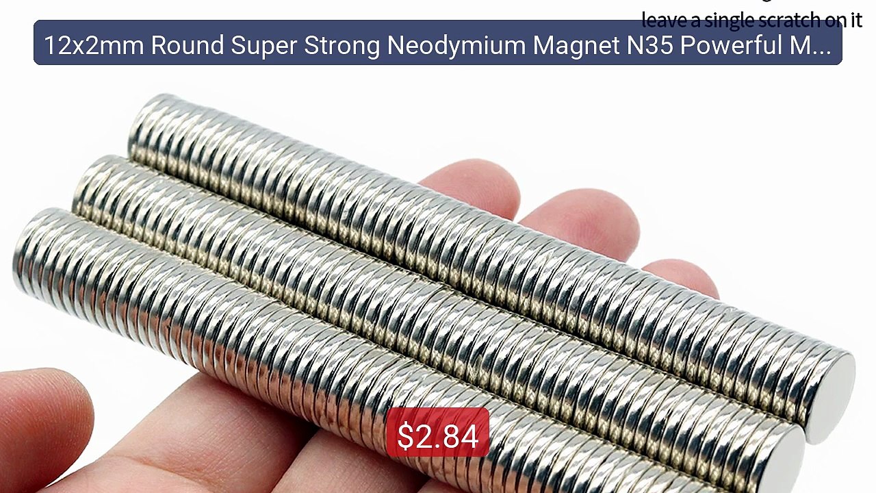 12x2mm Round Super Strong Neodymium Magnet N35 Powerful Magne... -- Amazing Value 2026 | Must Have!