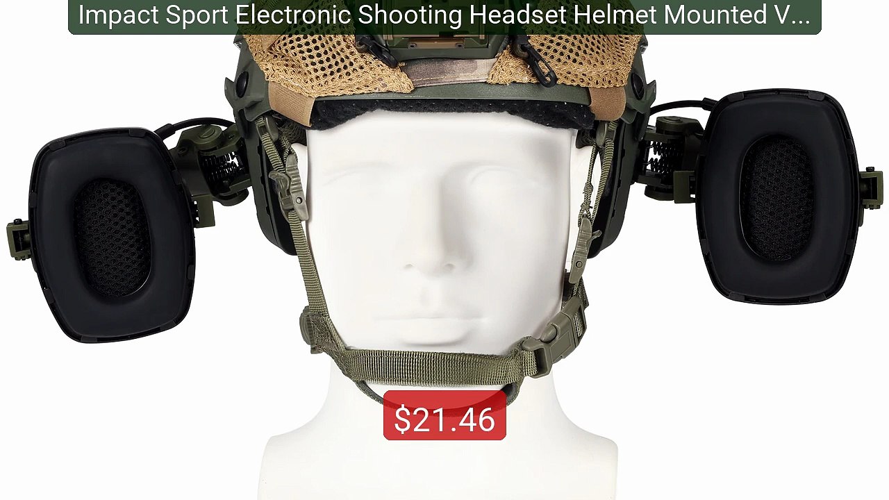 Impact Sport Electronic Shooting Headset Helmet Mounted Ver Hu... -- Best Buy 2026 | Great Quality!