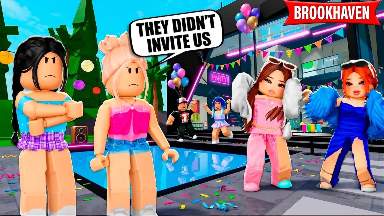 They Weren’t Invited to Their Best Friend’s Party | Brookhaven RP Stories | Roblox