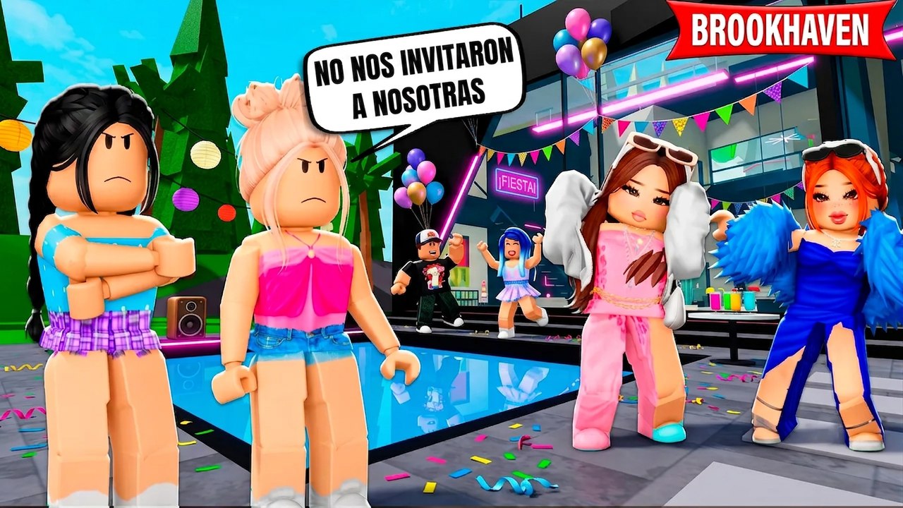 No las invitaron a la fiesta de su mejor amiga | Historias de Brookhaven RP | Roblox