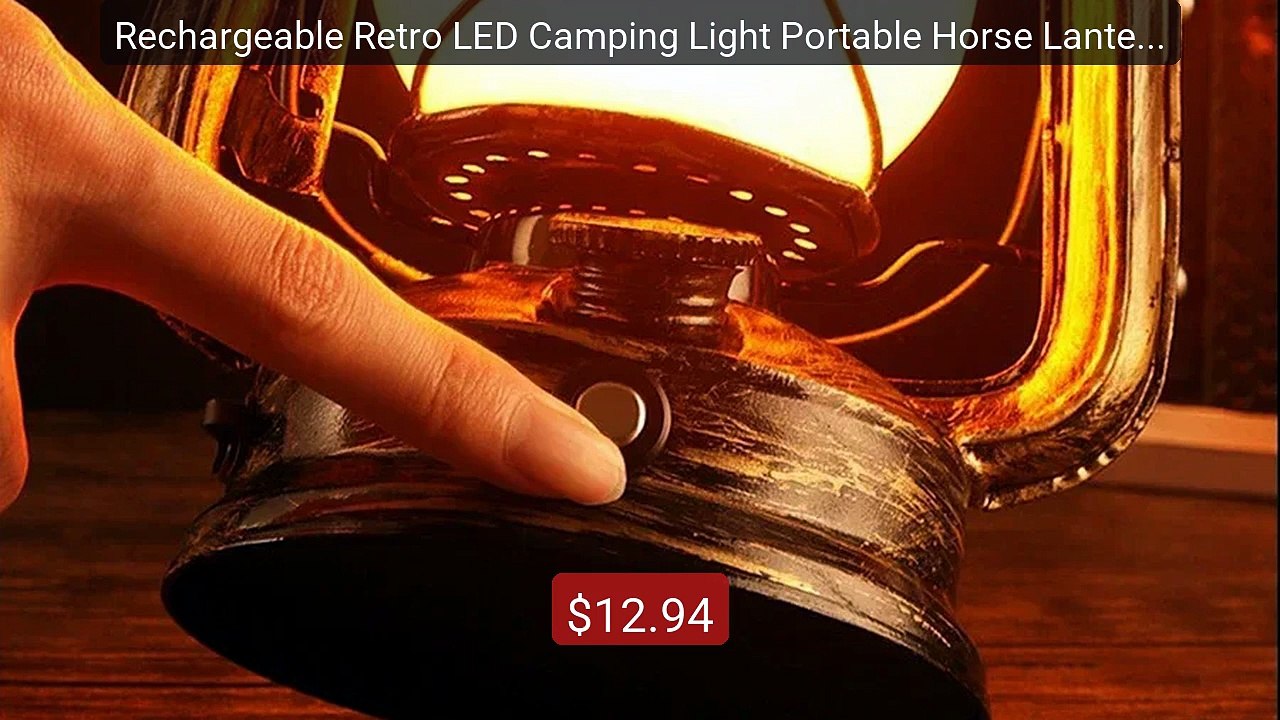 Rechargeable Retro LED Camping Light Portable Horse Lantern 3 ... -- Hot Deal 2026 | Limited Offer!