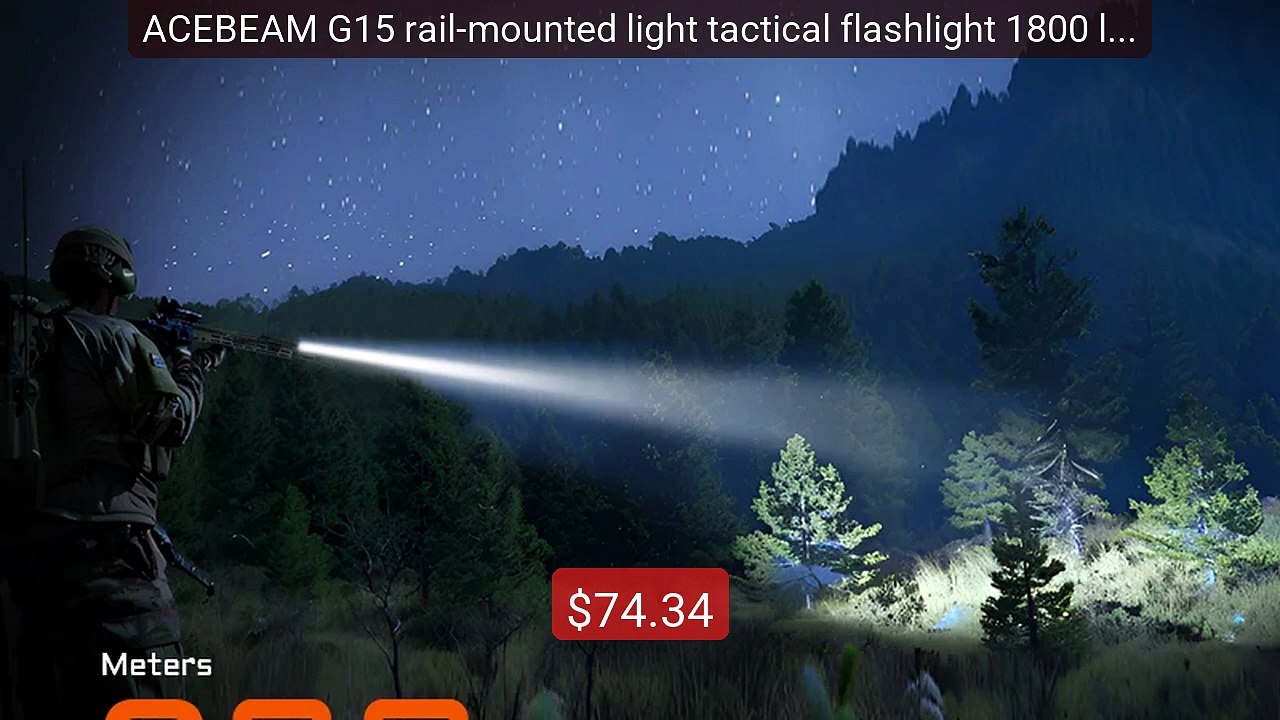 ACEBEAM G15 rail-mounted light tactical flashlight 1800 lumen... -- Amazing Value 2026 | Must Have!