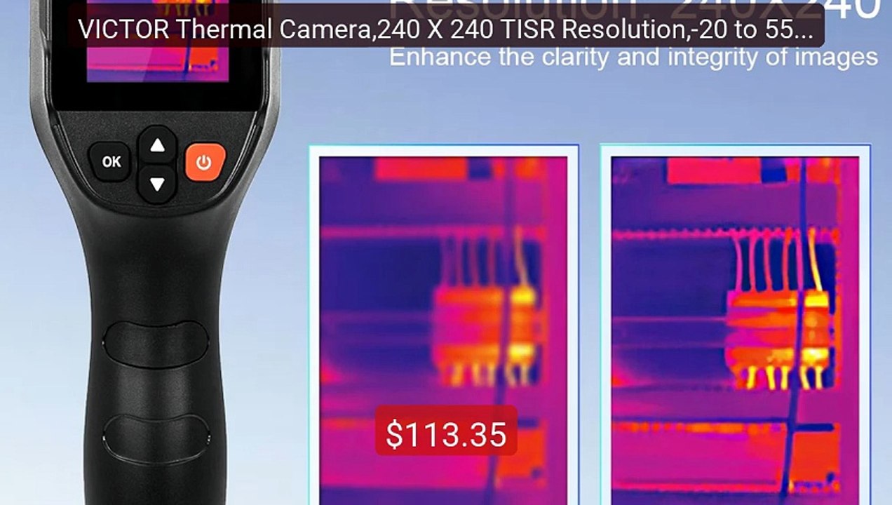 VICTOR Thermal Camera,240 X 240 TISR Resolution,-20 to 550℃,2... -- Amazing Value 2026 | Must Have!