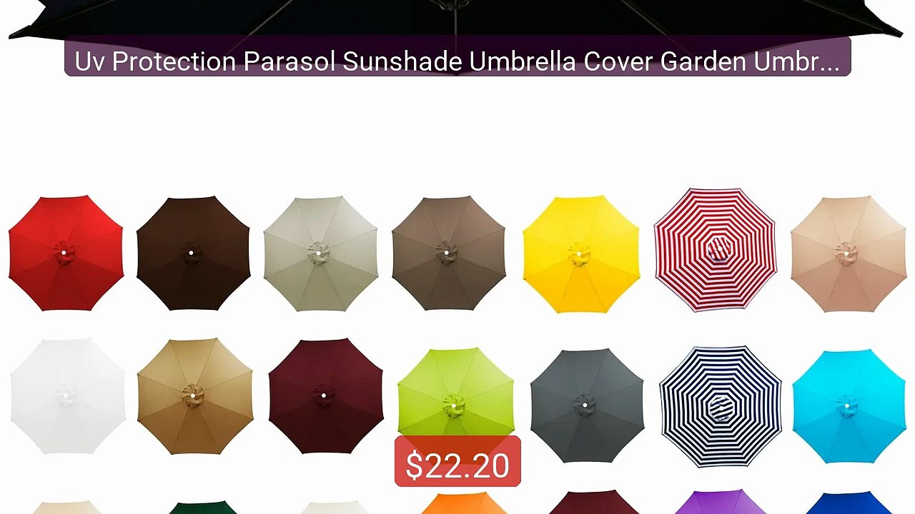 Uv Protection Parasol Sunshade Umbrella Cover Garden Umbrella ... -- Hot Deal 2026 | Limited Offer!