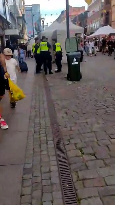 Swedish Police in Malmö Sweden