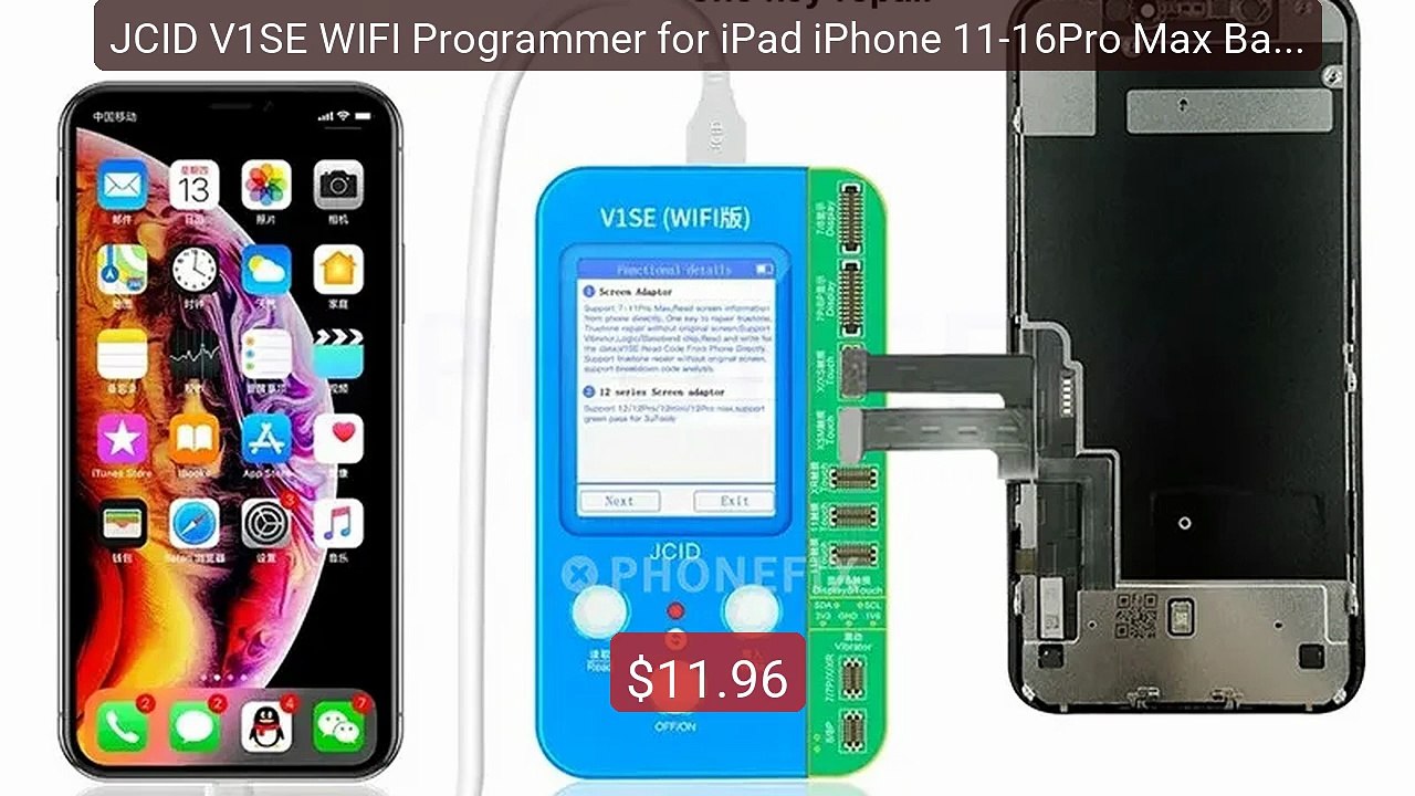 JCID V1SE WIFI Programmer for iPad iPhone 11-16Pro Max Battery Fac... -- Best Deal 2026 | Shop Now!
