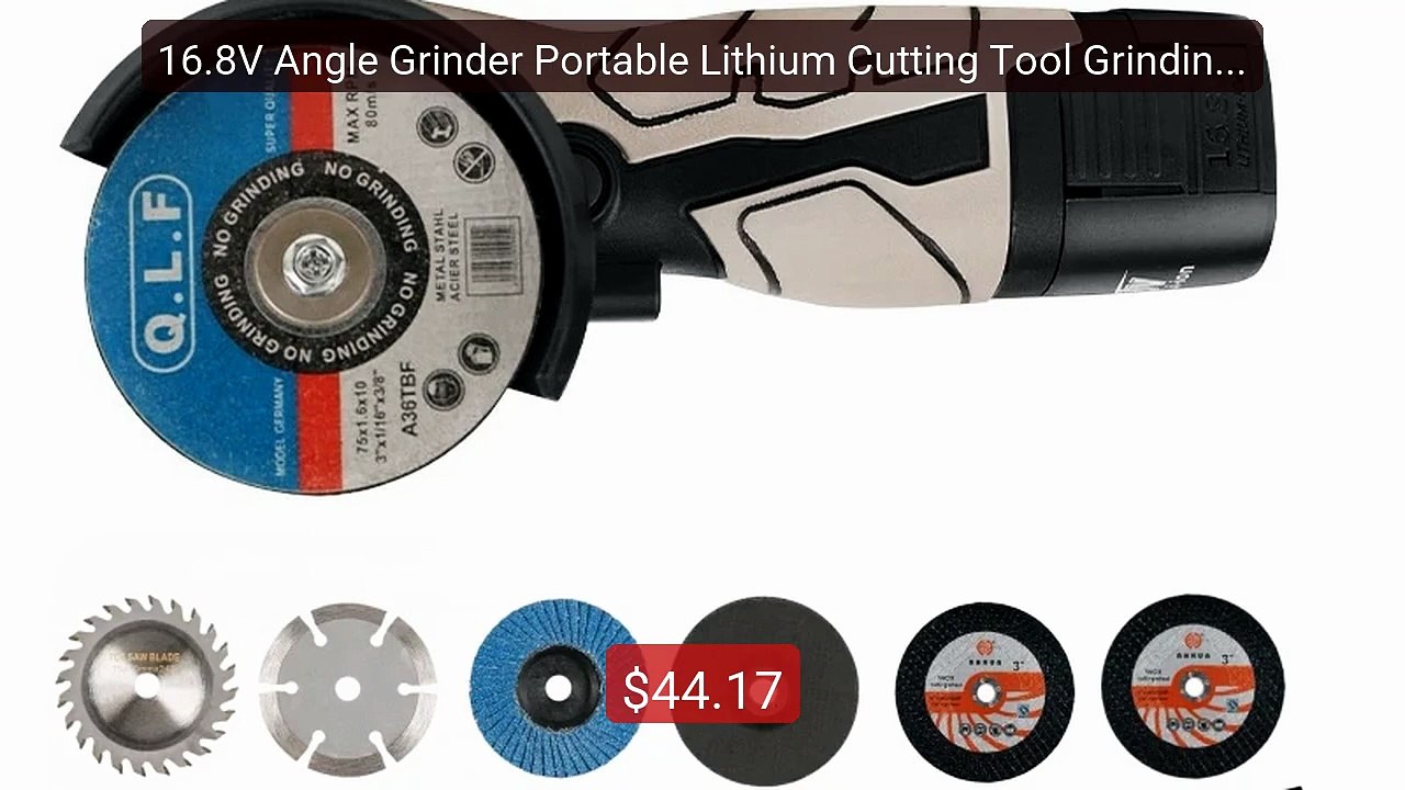 16.8V Angle Grinder Portable Lithium Cutting Tool Grinding Electric... -- Top Rated 2026 | Buy Now!