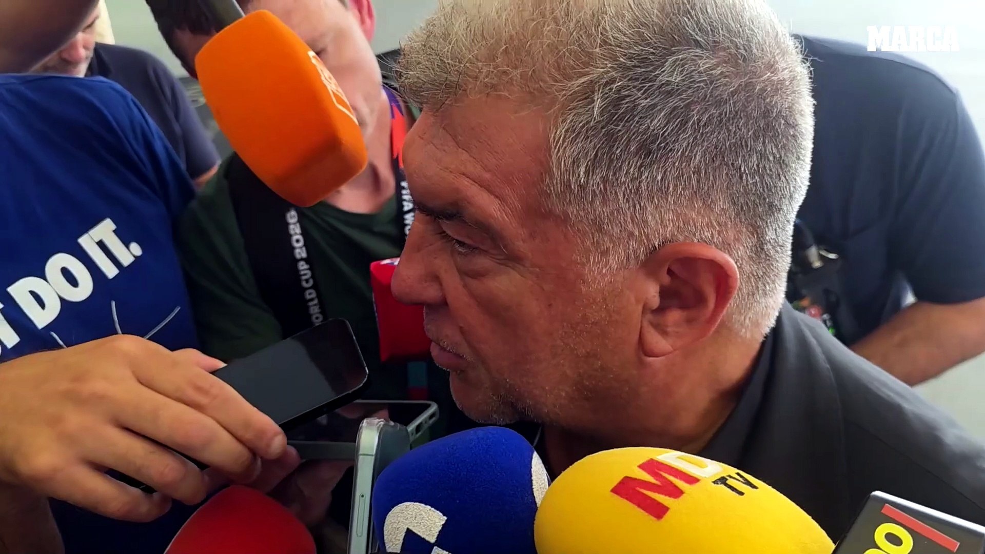 Dardo de Laporta por Julián Álvarez: "No es una oferta infinita"<br>