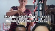 Me fala uma comida