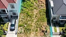 Futuristic Concrete Garden House: 12x16m Modern Architecture & VFX Time-lapse