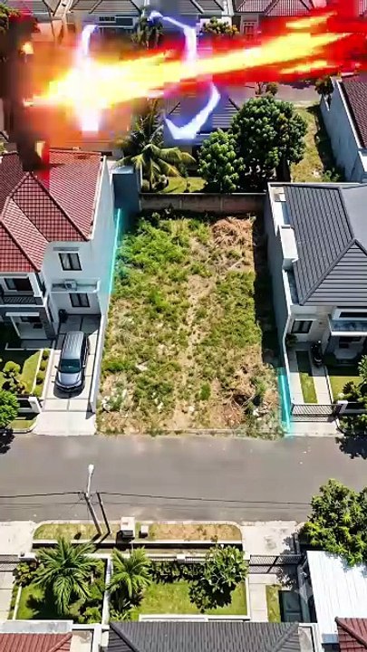 Futuristic Concrete Garden House: 12x16m Modern Architecture & VFX Time-lapse
