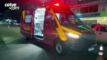 Motociclista fica ferida após perder o controle da moto na Rua Pio XII
