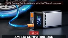 7500A Portable Car Jump Starter with 150PSI Air Compressor, 12V Car... -- Top Rated 2026 | Buy Now!
