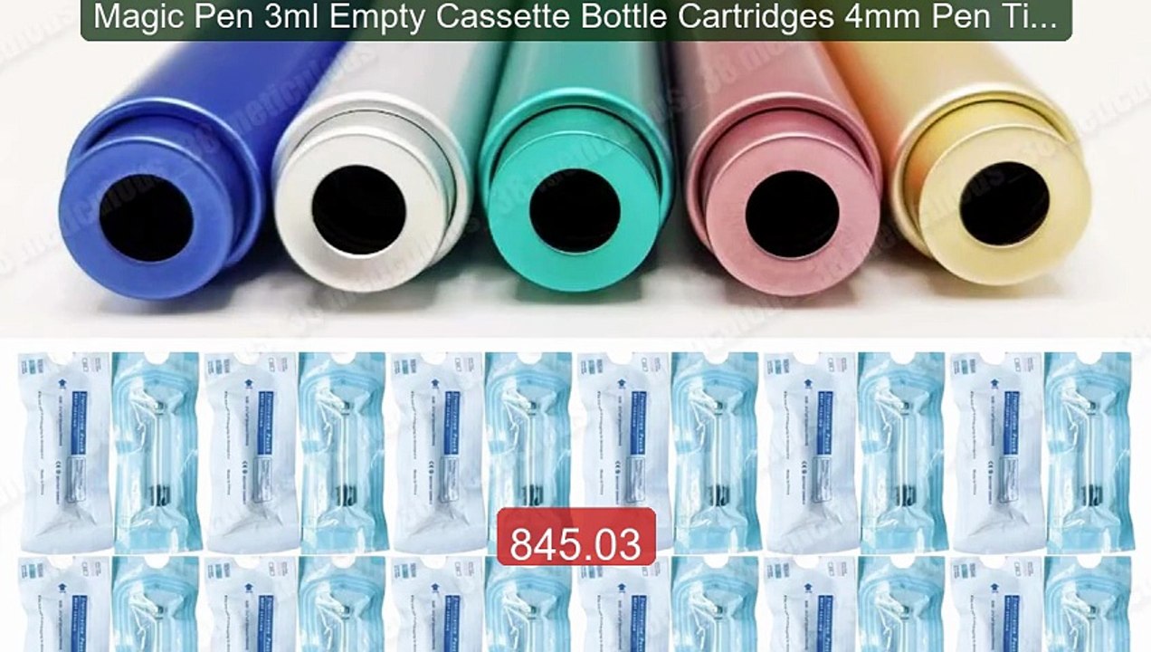 Magic Pen 3ml Empty Cassette Bottle Cartridges...