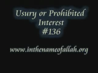 136 Usury or Prohibited Interest