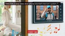 TMEZON 2 wire video door phone doorbell intercom system,7 inch... -- Hot Deal 2026 | Limited Offer!