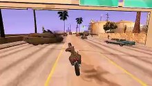 7⭐ Police Chase Jump to Ship + Tunnel Escape 😳🔥 #gta #shorts #gtasanandreas