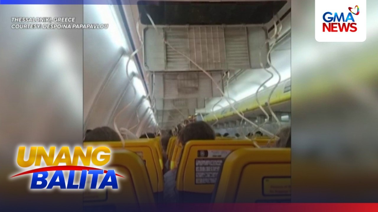 Pasahero, muntik nang mahulog sa kaka-takeoff pa lang na eroplano; lumabas sa bintana ang kaniyang ulo at balikat, ayon sa kapwa-pasahero | Unang Balita
