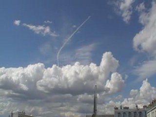 Chemtrail du 3 juillet 2008 à Paris