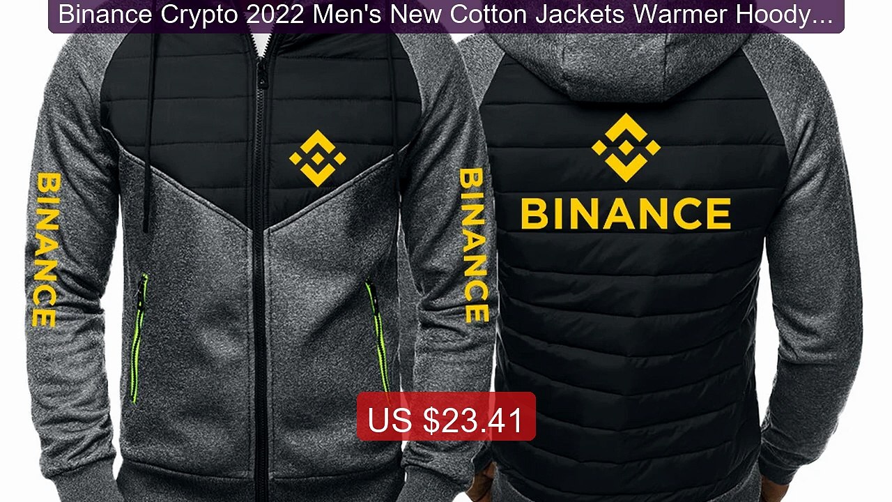 Binance Crypto 2022 Men's New Cotton Jackets Warmer Hoody Spli... -- Best Buy 2026 | Great Quality!