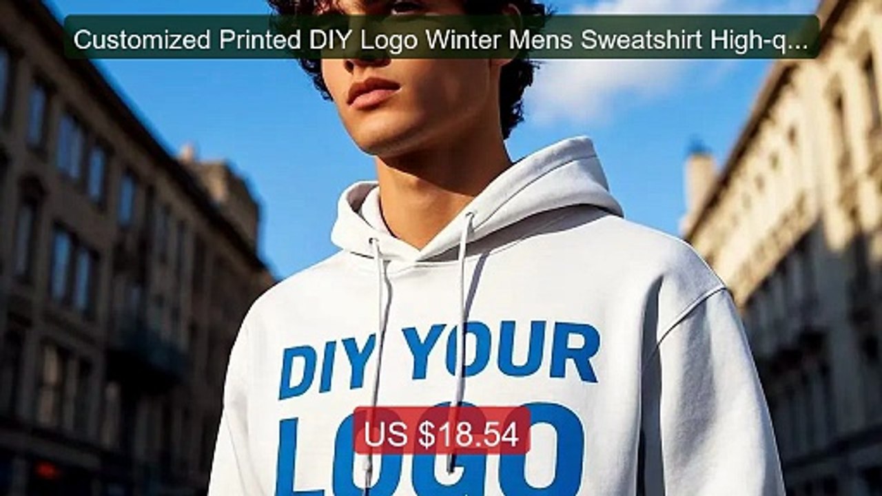 Customized Printed DIY Logo Winter Mens Sweatshirt High-quality So... -- Best Deal 2026 | Shop Now!