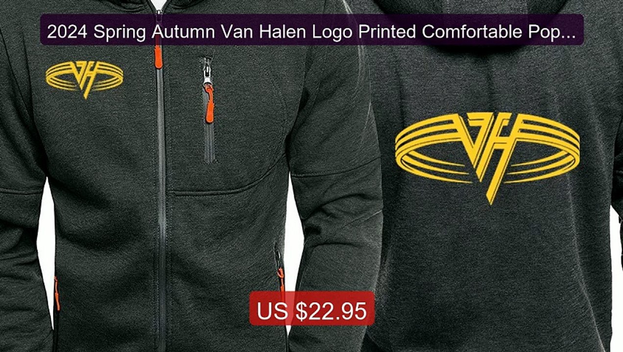 2024 Spring Autumn Van Halen Logo Printed Comfortable Popular Hood... -- Best Deal 2026 | Shop Now!