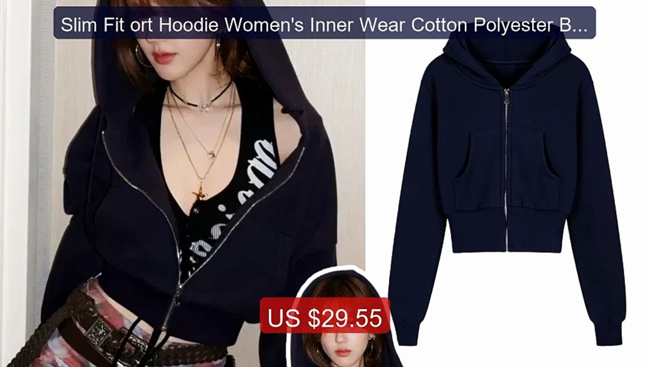 Slim Fit ort Hoodie Women's Inner Wear Cotton Polyester Blend ... -- Hot Deal 2026 | Limited Offer!