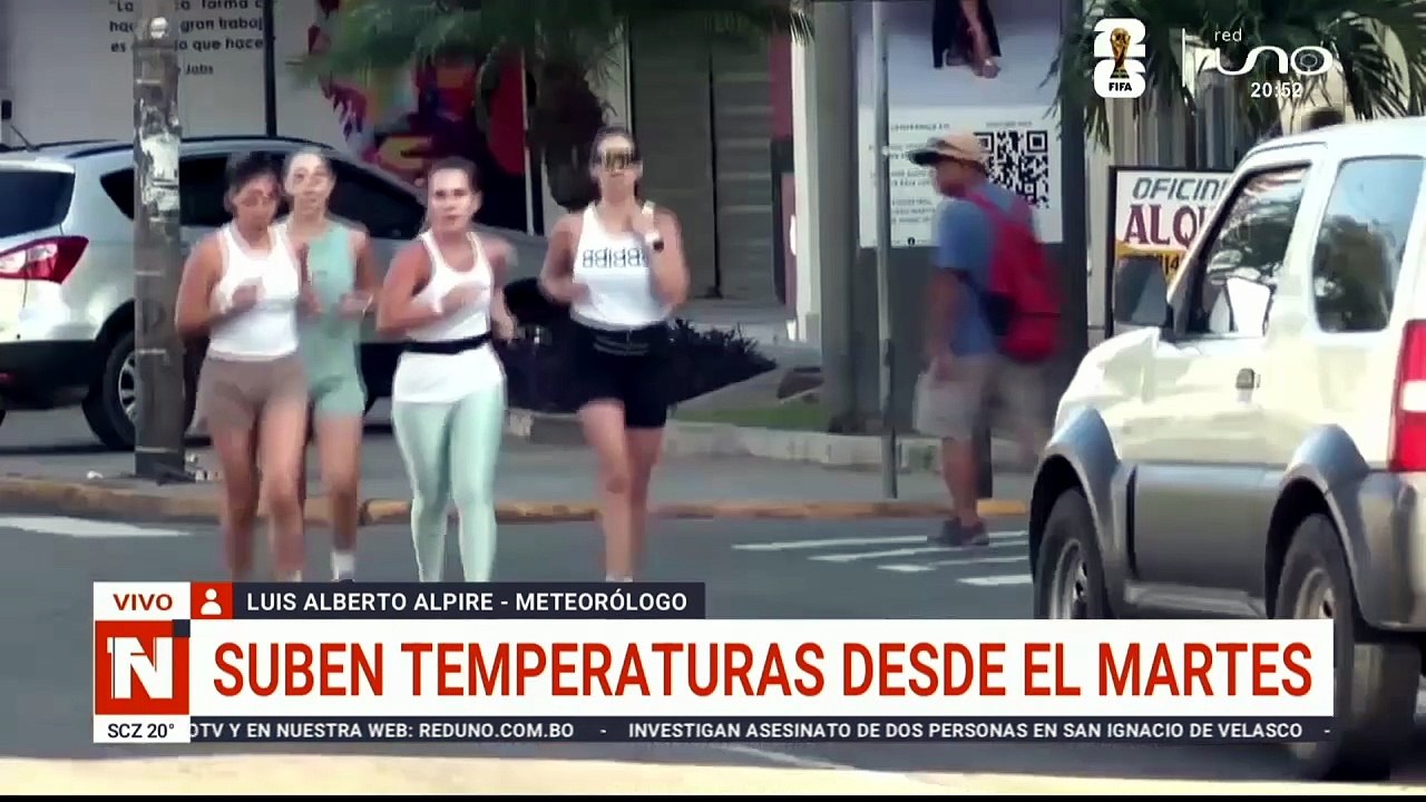 altas temperaturas en santa cruz
