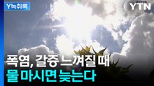 폭염, 갈증 느껴질 때 물 마시면 늦는다? [Y녹취록] / YTN