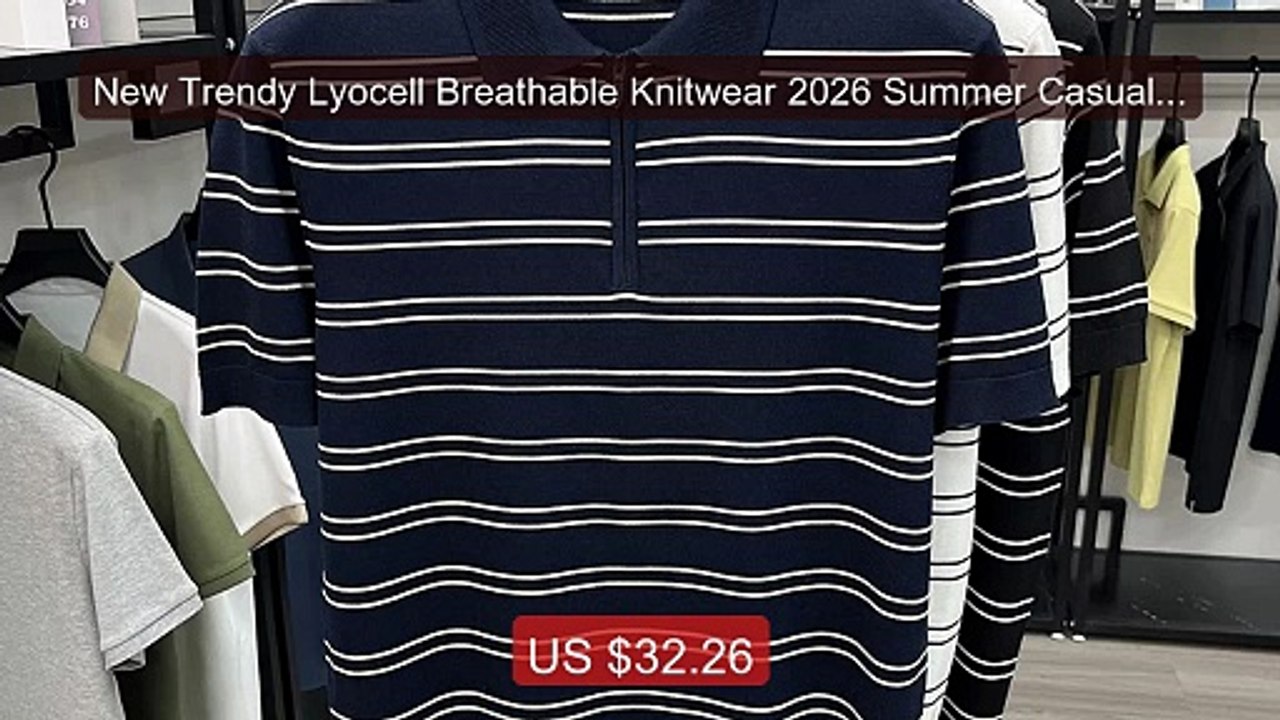 New Trendy Lyocell Breathable Knitwear 2026 Summer Casual Str... -- Amazing Value 2026 | Must Have!