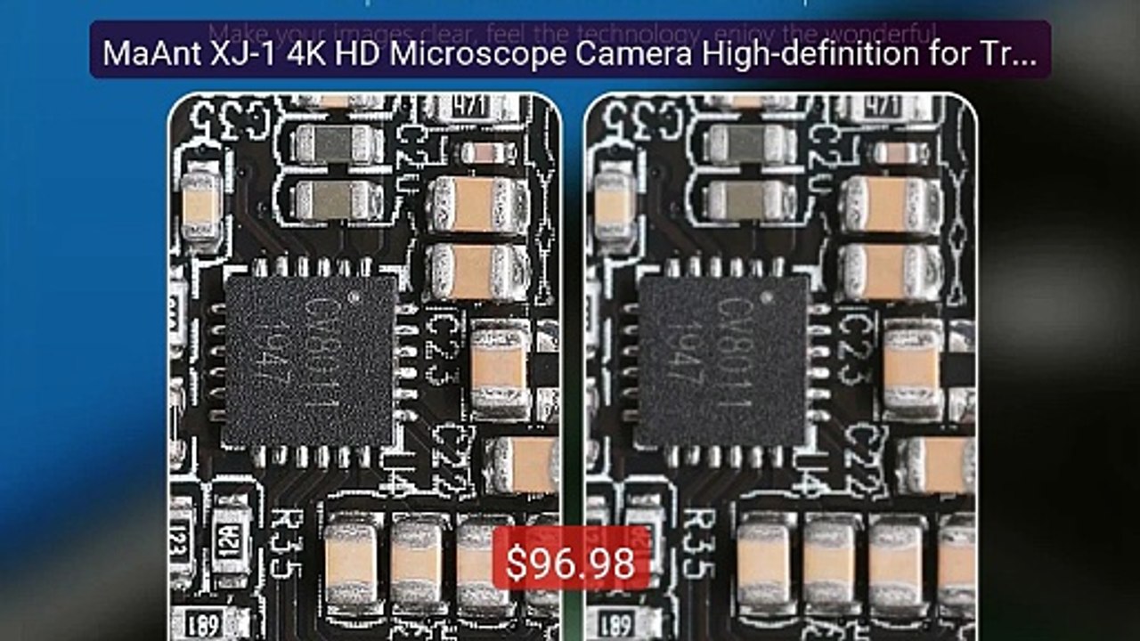 MaAnt XJ-1 4K HD Microscope Camera High-definition for Trinocu... -- Best Buy 2026 | Great Quality!