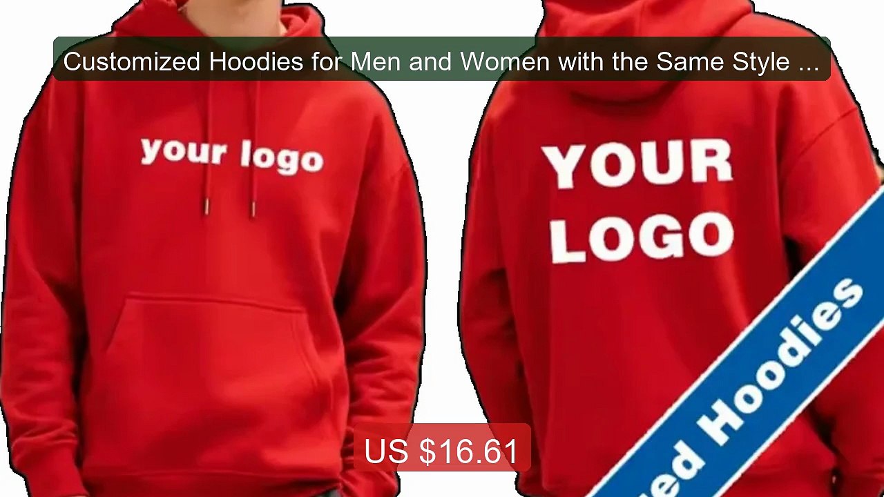 Customized Hoodies for Men and Women with the Same Style Fashion Da... -- Top Rated 2026 | Buy Now!