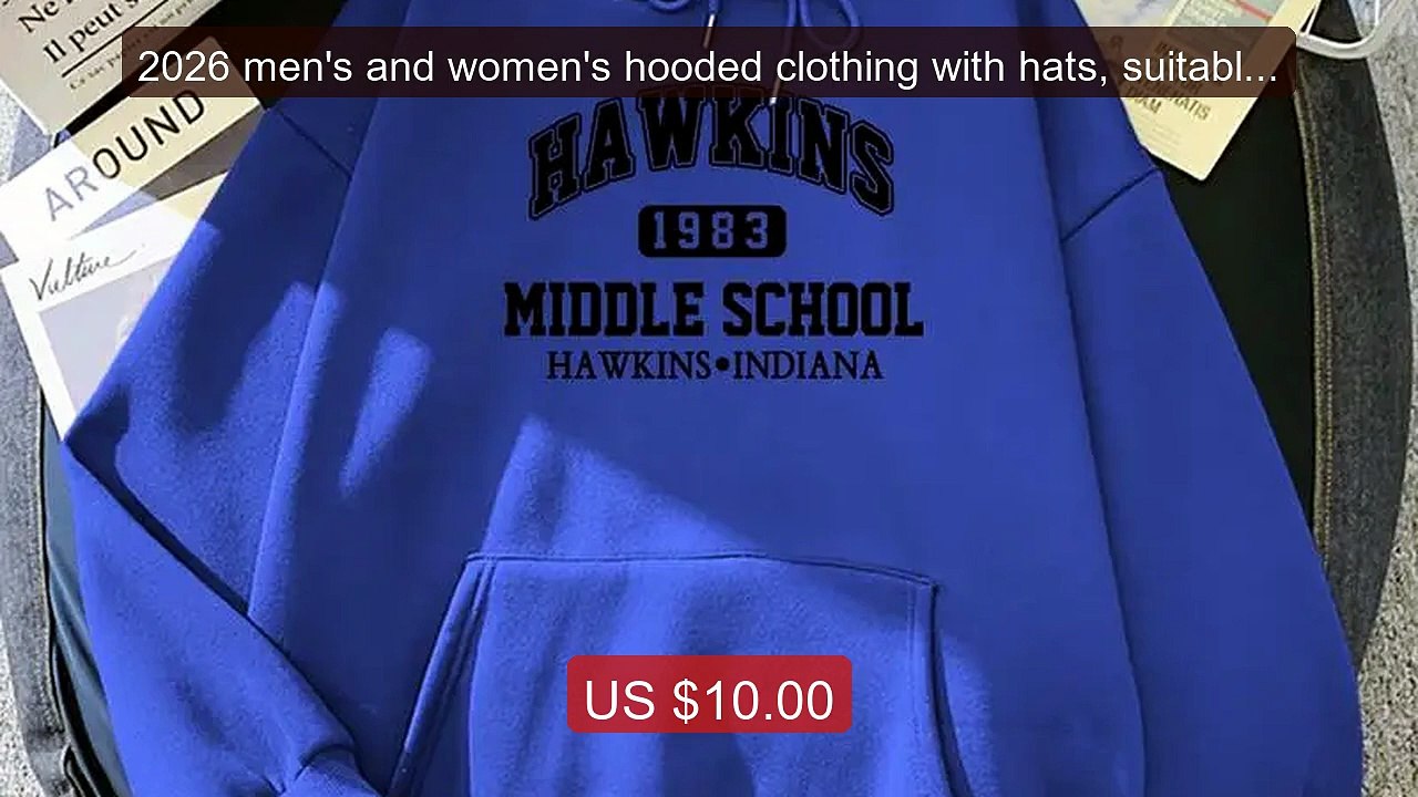 2026 men's and women's hooded clothing with hats, suitable for... -- Hot Deal 2026 | Limited Offer!